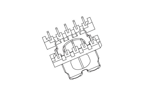 ATQ-1701-1 ATQ-17卧式5+5排距8.6脚距3.2槽宽5.4