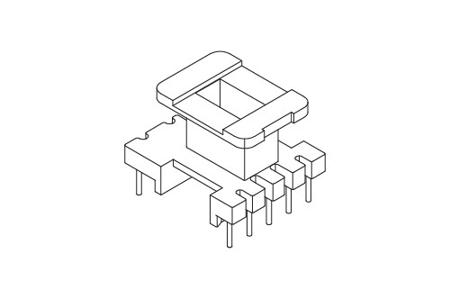 EI-1912 EE19立式5+2排距18.4脚距4.0